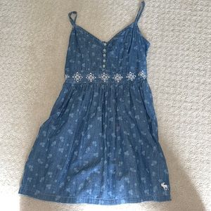 Abercrombie blue floral dress